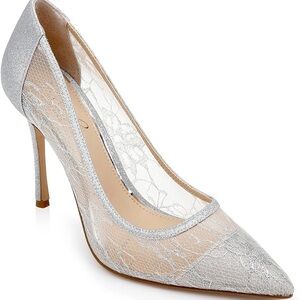 Jewel Badgley Mischka Gia Lace Pump
